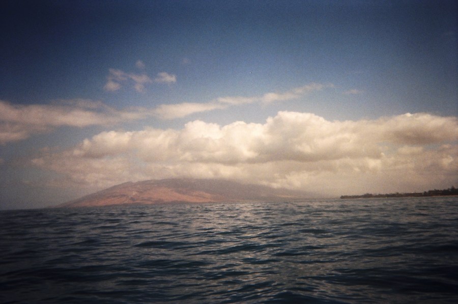 Looking towards the West Maui mountains