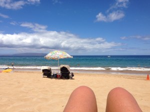 Nice view from my beach chair!
