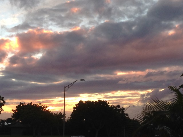 Sunset after the storm