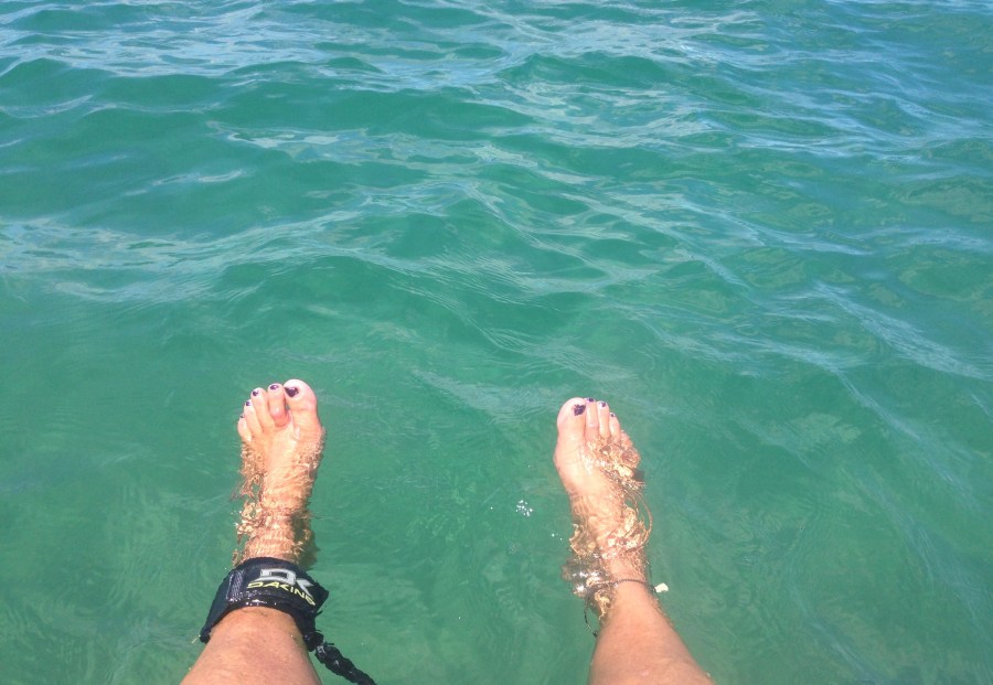 The water is so warm!